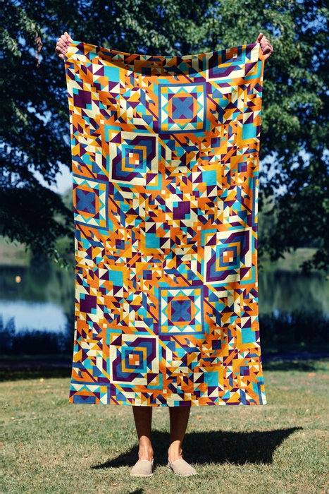 Mijölnir Rug 70 Toalla de Playa Multicolor 70x130 cm 70% Poliéster / 30% Poliamida Tejido Microfilamento